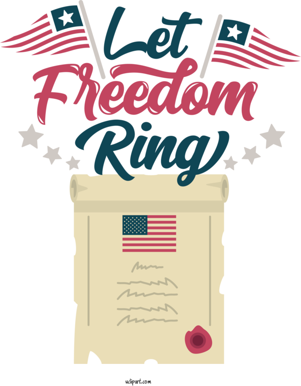Free Holiday Logo Line Party For Let Freedom Ring Clipart Transparent Background