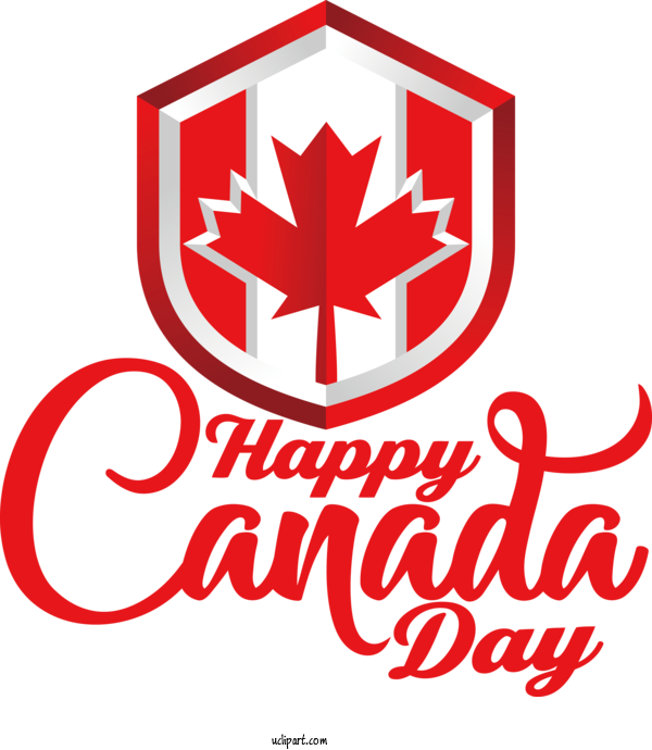 Free Holiday Leaf Symbol Logo For Canada Day Clipart Transparent Background