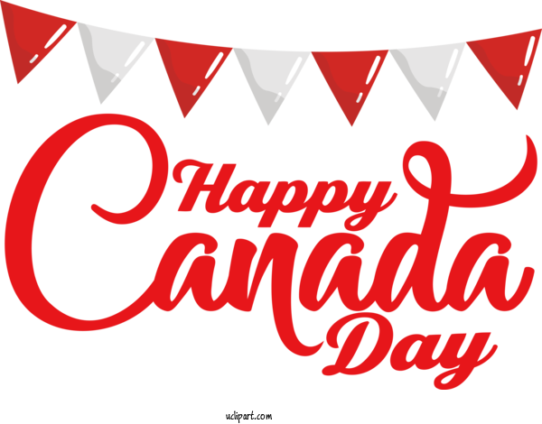 Free Holiday Logo Design Line For Canada Day Clipart Transparent Background