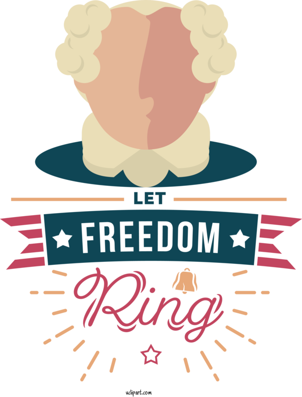 Free Holiday Logo Line Mathematics For Let Freedom Ring Clipart Transparent Background