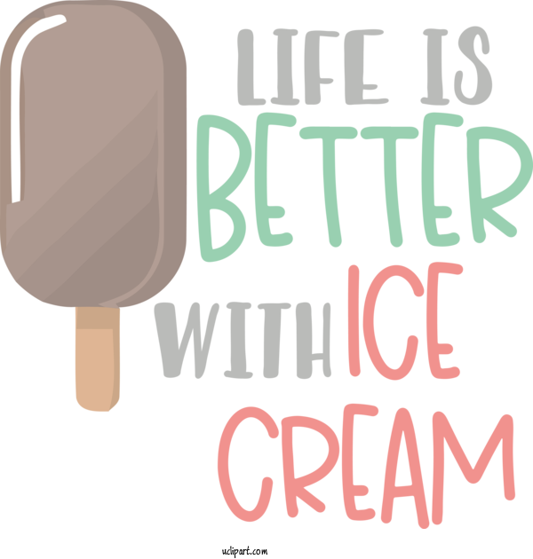 Free Ice Cream Day Human Logo Font For Better Ice Cream Clipart Transparent Background