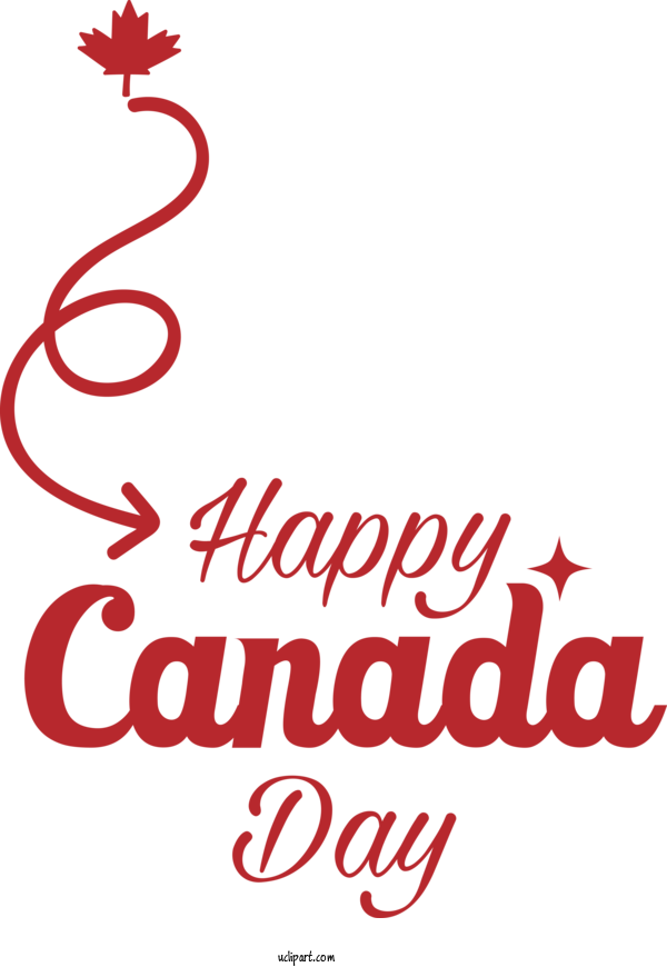 Free Canada Day Christmas Logo Christmas Decoration For Happy Canada Day Clipart Transparent Background