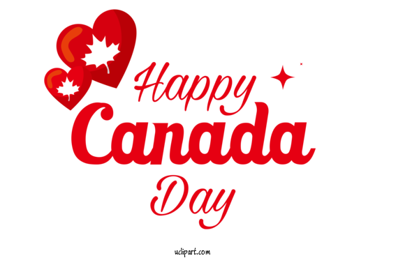 Free Canada Day M 095 Fanlala Logo For Happy Canada Day Clipart Transparent Background