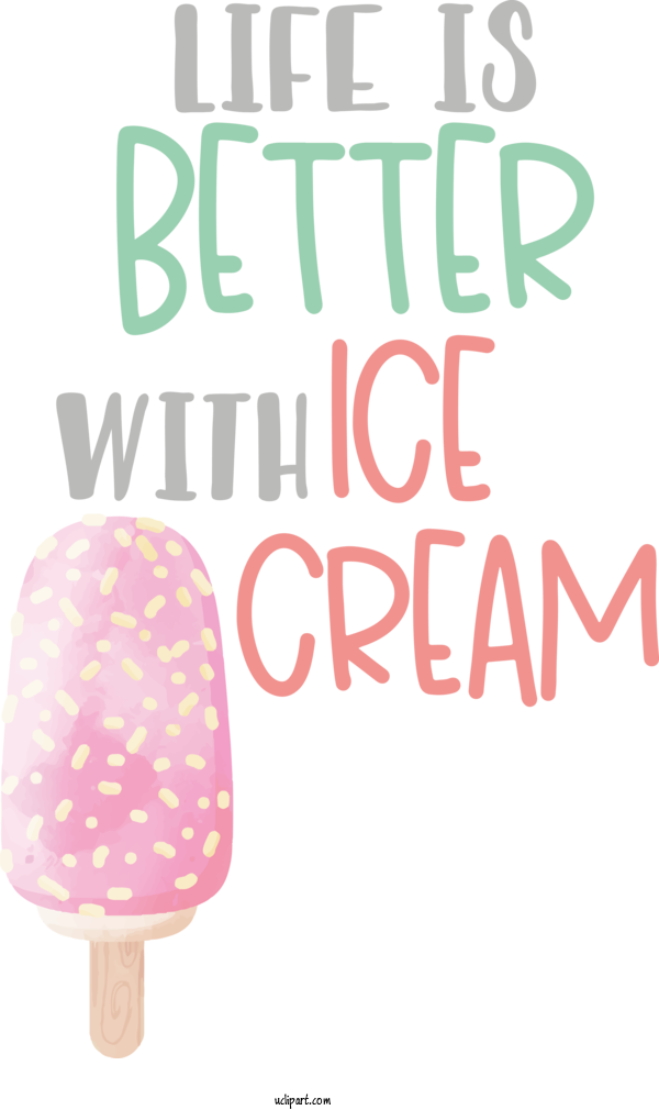 Free Ice Cream Day Design Line Pattern For Better Ice Cream Clipart Transparent Background