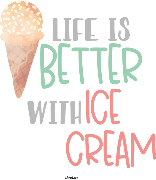 Free Ice Cream Day Ice Cream Cone Ice Cream Cone For Better Ice Cream Clipart Transparent Background