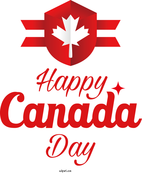 Free Canada Day Logo Line Tree For Happy Canada Day Clipart Transparent Background
