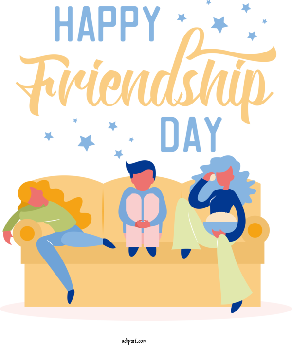 Free Holidays Human Cartoon Behavior For Friendship Day Clipart Transparent Background