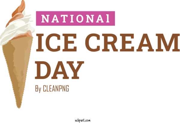 Free Food World Book Day Logo Font For Ice Cream Clipart Transparent Background