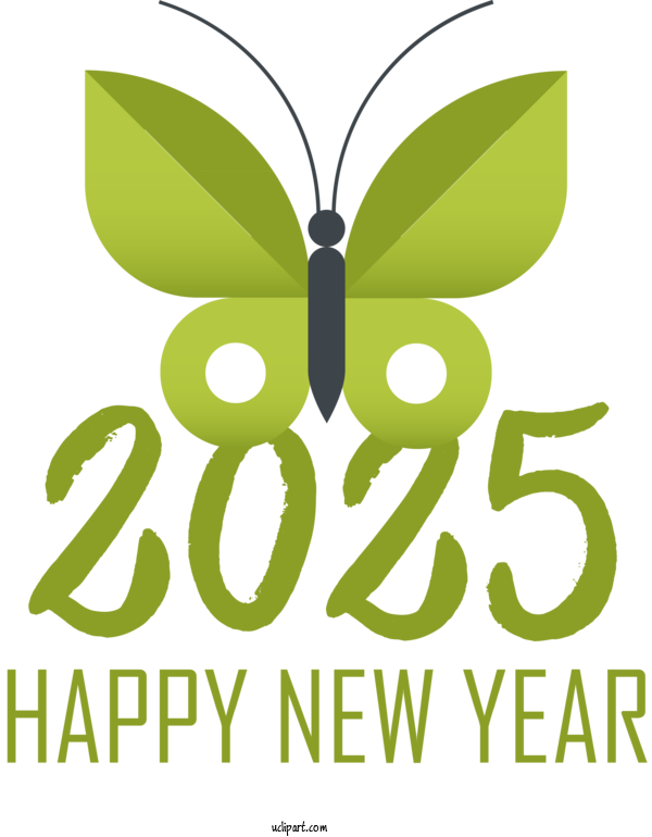Free Holidays Brush Footed Butterflies Lepidoptera Leaf For 2025 NEW YEAR Clipart Transparent Background