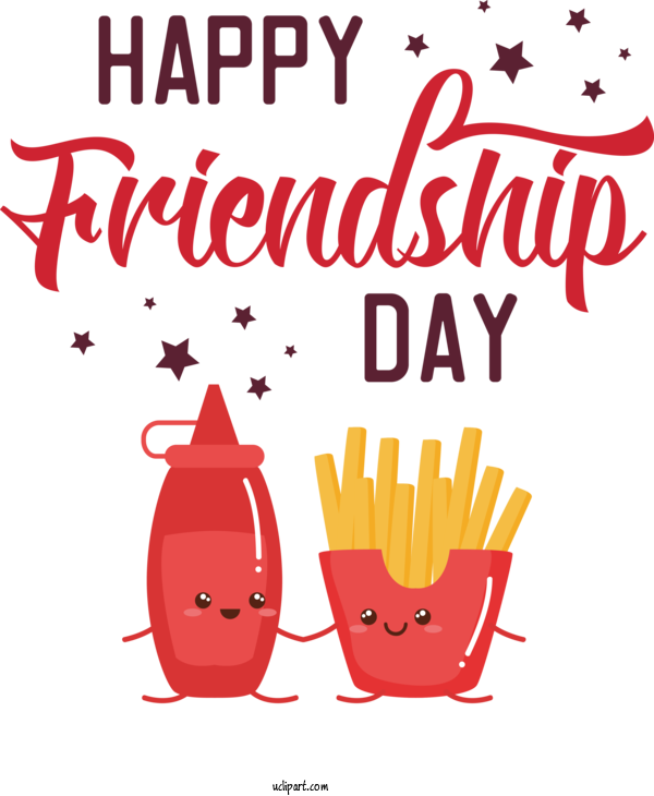 Free Holidays Flower Cartoon Line For Friendship Day Clipart Transparent Background