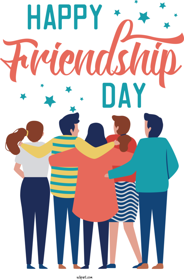 Free Holidays Public Relations Logo For Friendship Day Clipart Transparent Background