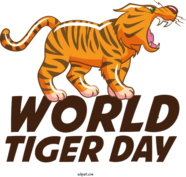 Free Animals Cat Bengal Tiger Siberian Tiger For Tiger Clipart Transparent Background
