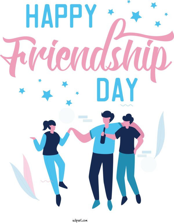 Free Holidays Human Public Relations Logo For Friendship Day Clipart Transparent Background