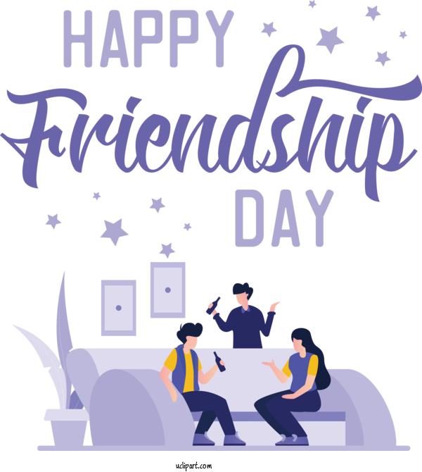 Free Holidays Human Public Relations Cartoon For Friendship Day Clipart Transparent Background