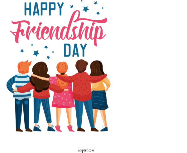 Free Holidays International Friendship Day Friendship Happiness For Friendship Day Clipart Transparent Background
