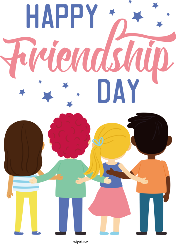 Free Holidays Calendar Design Day For Friendship Day Clipart Transparent Background