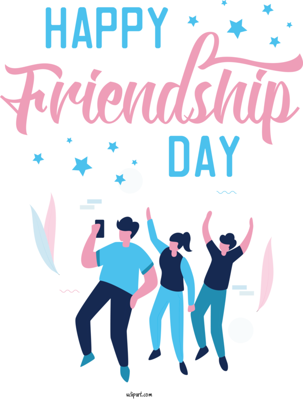 Free Holidays Human Logo Public Relations For Friendship Day Clipart Transparent Background