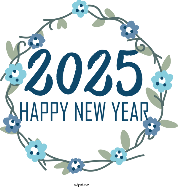 Free Holidays Flower Floral Design Flower Bouquet For 2025 NEW YEAR Clipart Transparent Background