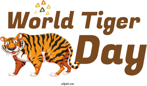 Free Holiday Cat Tiger Whiskers For World Tiger Day Clipart Transparent Background