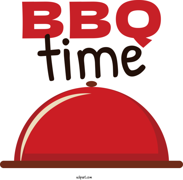 Free Food Logo Line Text For Barbecue Clipart Transparent Background