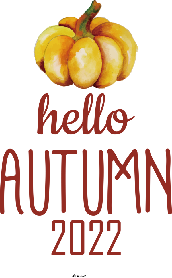 Free Hello Fall Vegetable Superfood Natural Food For Hello Autumn Clipart Transparent Background