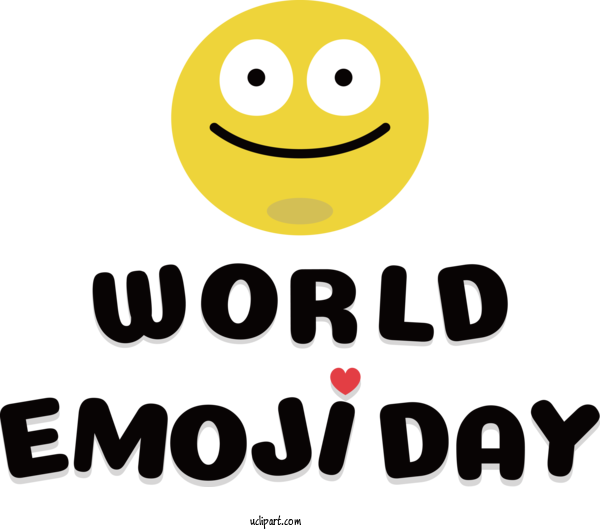 Free Emoji Day Smiley Happiness Emoticon For World Emoji Day Clipart Transparent Background