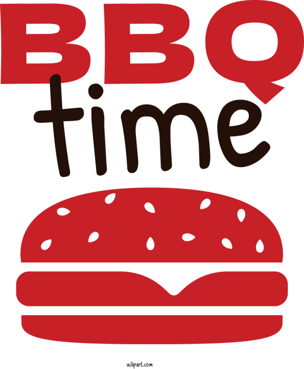 Free Food Design Logo Cartoon For Barbecue Clipart Transparent Background