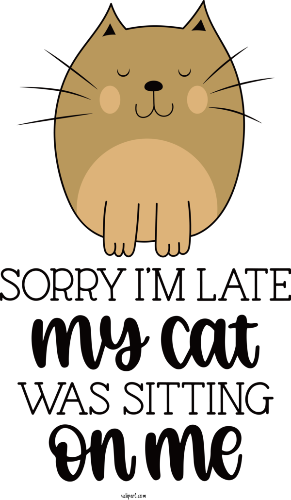 Free Holiday Cat Snout Dog For My Cat Clipart Transparent Background