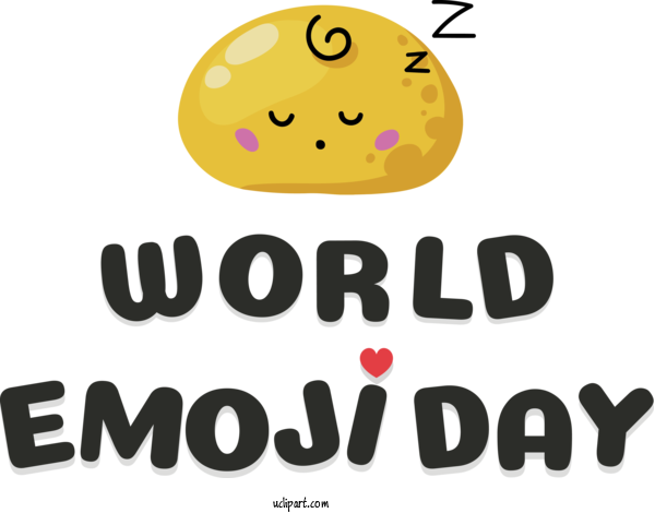 Free Emoji Day Human Logo Design For World Emoji Day Clipart Transparent Background