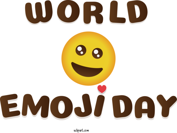 Free Emoji Day Smiley Emoticon Happiness For World Emoji Day Clipart Transparent Background