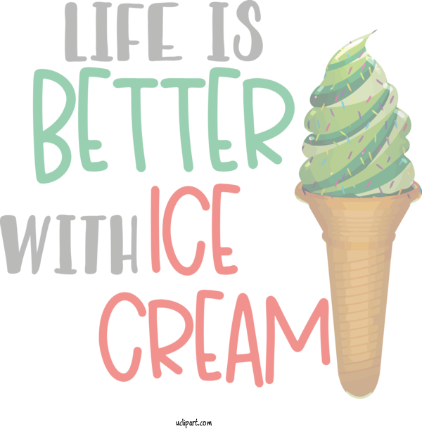 Free Food Ice Cream Ice Cream Cone Dairy Product For Ice Cream Clipart Transparent Background