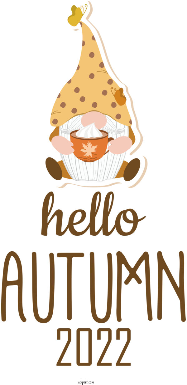 Free Hello Fall Logo Text Pattern For Hello Autumn Clipart Transparent Background
