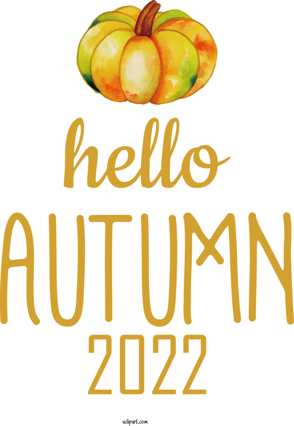 Free Hello Fall Natural Food Local Food Superfood For Hello Autumn Clipart Transparent Background