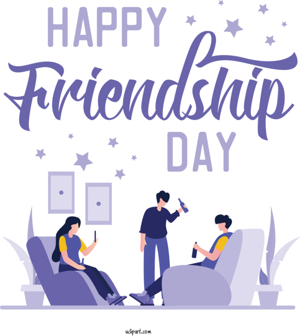 Free Holiday Public Relations Human Logo For Friendship Day Clipart Transparent Background