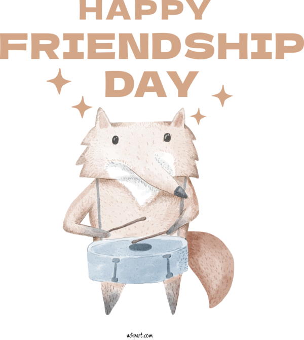 Free Holiday Rodents Stuffed Toy Design For Friendship Day Clipart Transparent Background