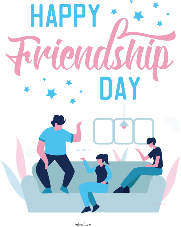 Free Holiday Human Public Relations Design For Friendship Day Clipart Transparent Background