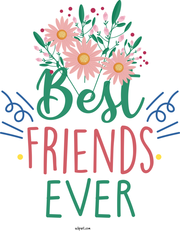 Free Holiday Floral Design Cut Flowers Flower For Friendship Day Clipart Transparent Background