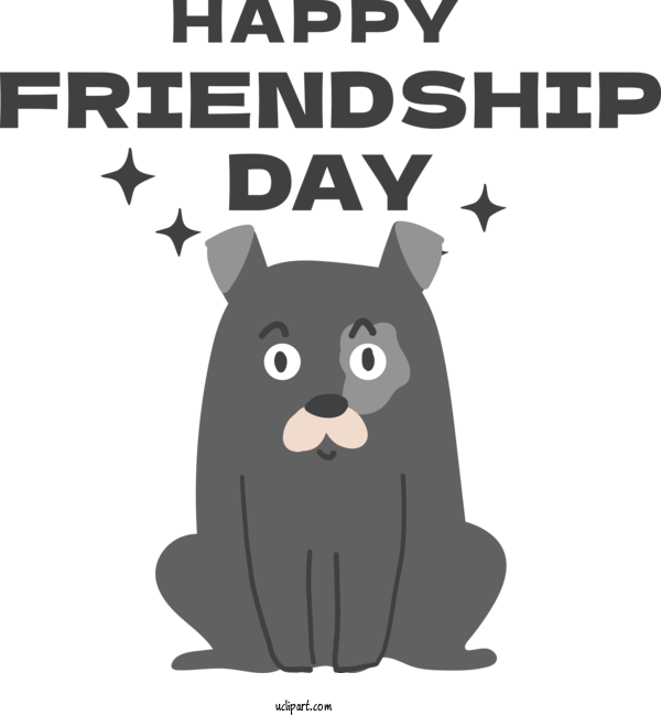 Free Holiday Cat Rodents Dog For Friendship Day Clipart Transparent Background