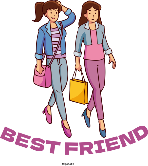 Free Holiday Friendship Drawing International Friendship Day For Best Friend Clipart Transparent Background
