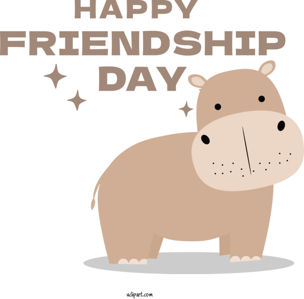 Free Holiday Dog Snout Cat Like For Friendship Day Clipart Transparent Background