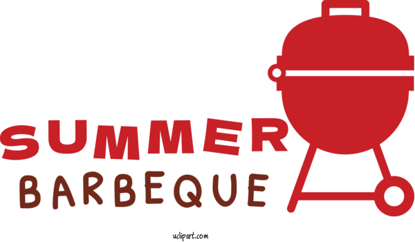 Free Food Logo Design Text For Barbecue Clipart Transparent Background