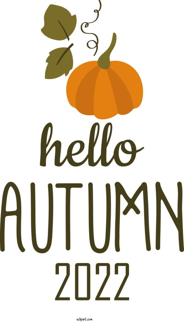 Free Hello Fall Flower Logo Tree For Hello Autumn Clipart Transparent Background
