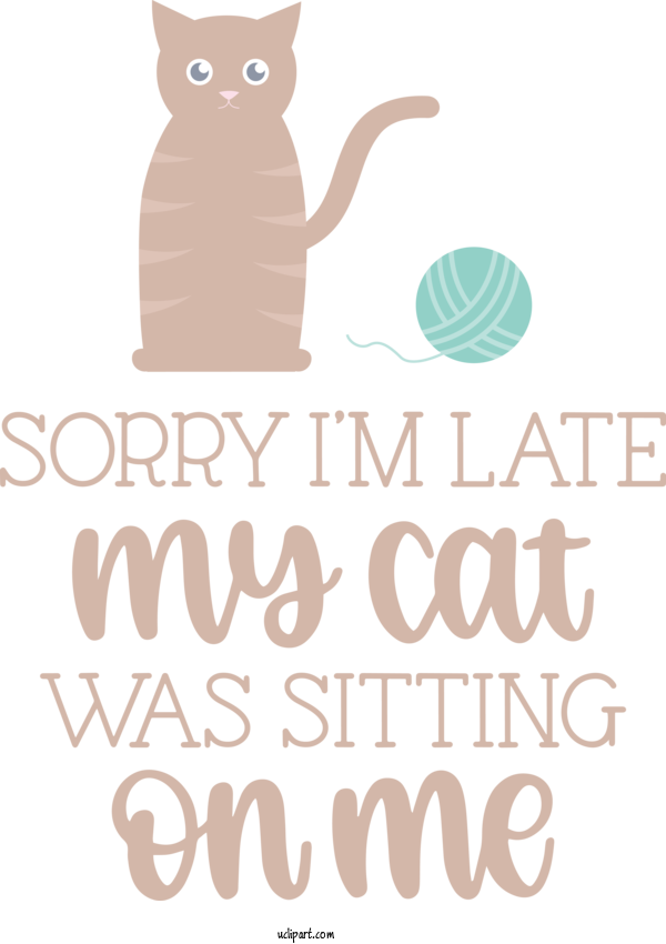 Free Holiday Cat  Cat Like For My Cat Clipart Transparent Background