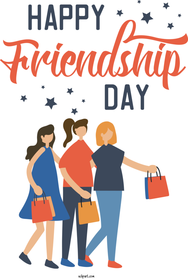 Free Holiday Clothing Public Relations Human For Friendship Day Clipart Transparent Background