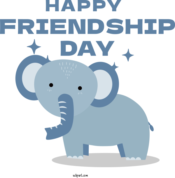 Free Holiday Elephants Elephant Indian Elephant For Friendship Day Clipart Transparent Background