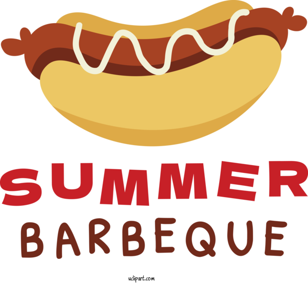 Free Food Hot Dog Fast Food Cartoon For Barbecue Clipart Transparent Background