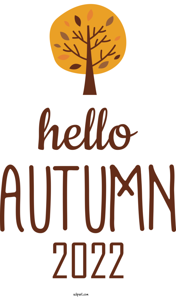 Free Hello Fall Logo Line Geometry For Hello Autumn Clipart Transparent Background