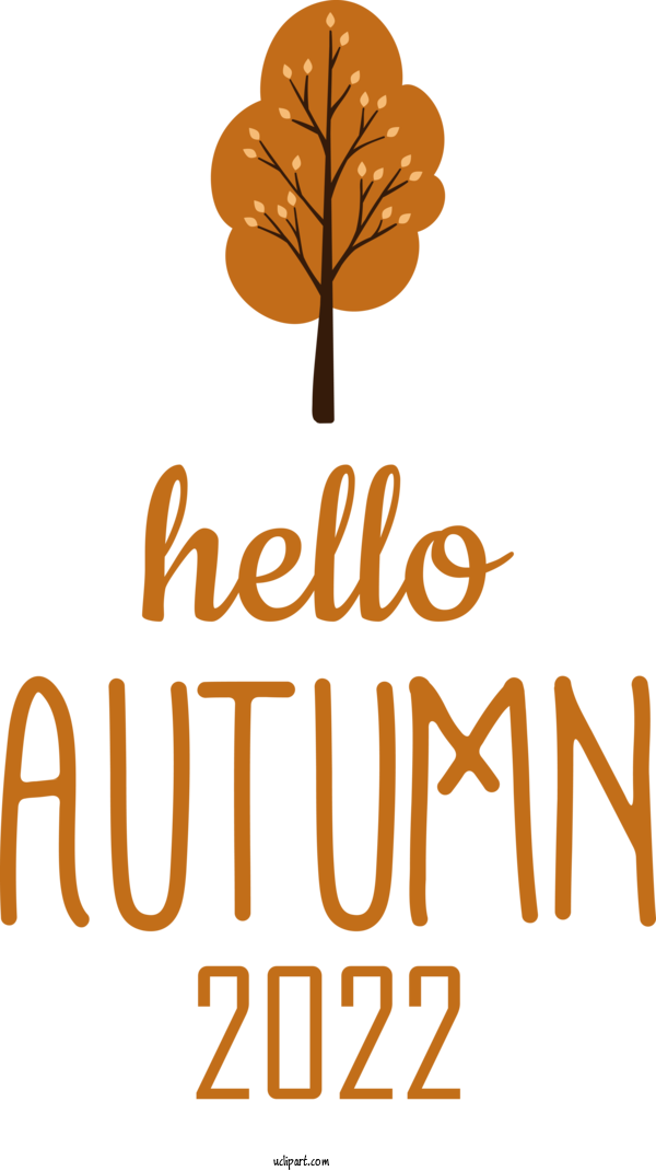 Free Hello Fall Logo Commodity Flower For Hello Autumn Clipart Transparent Background