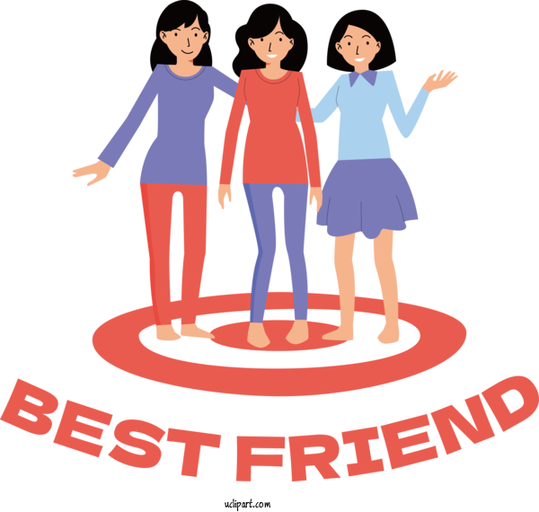 Free Holiday Human Public Relations Logo For Best Friend Clipart Transparent Background