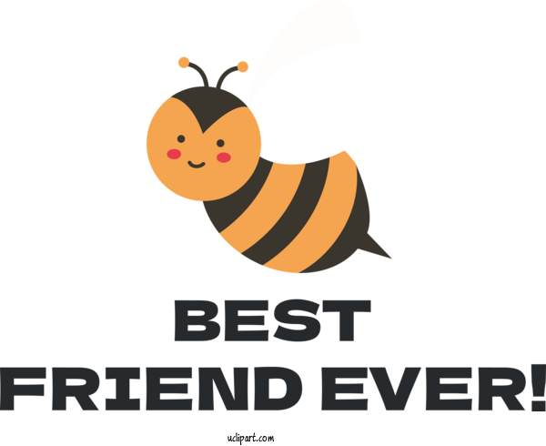 Free Holiday Insects Logo Cartoon For Best Friend Ever Clipart Transparent Background